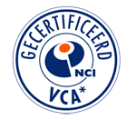 Wij zijn VCA gecertificeerd!